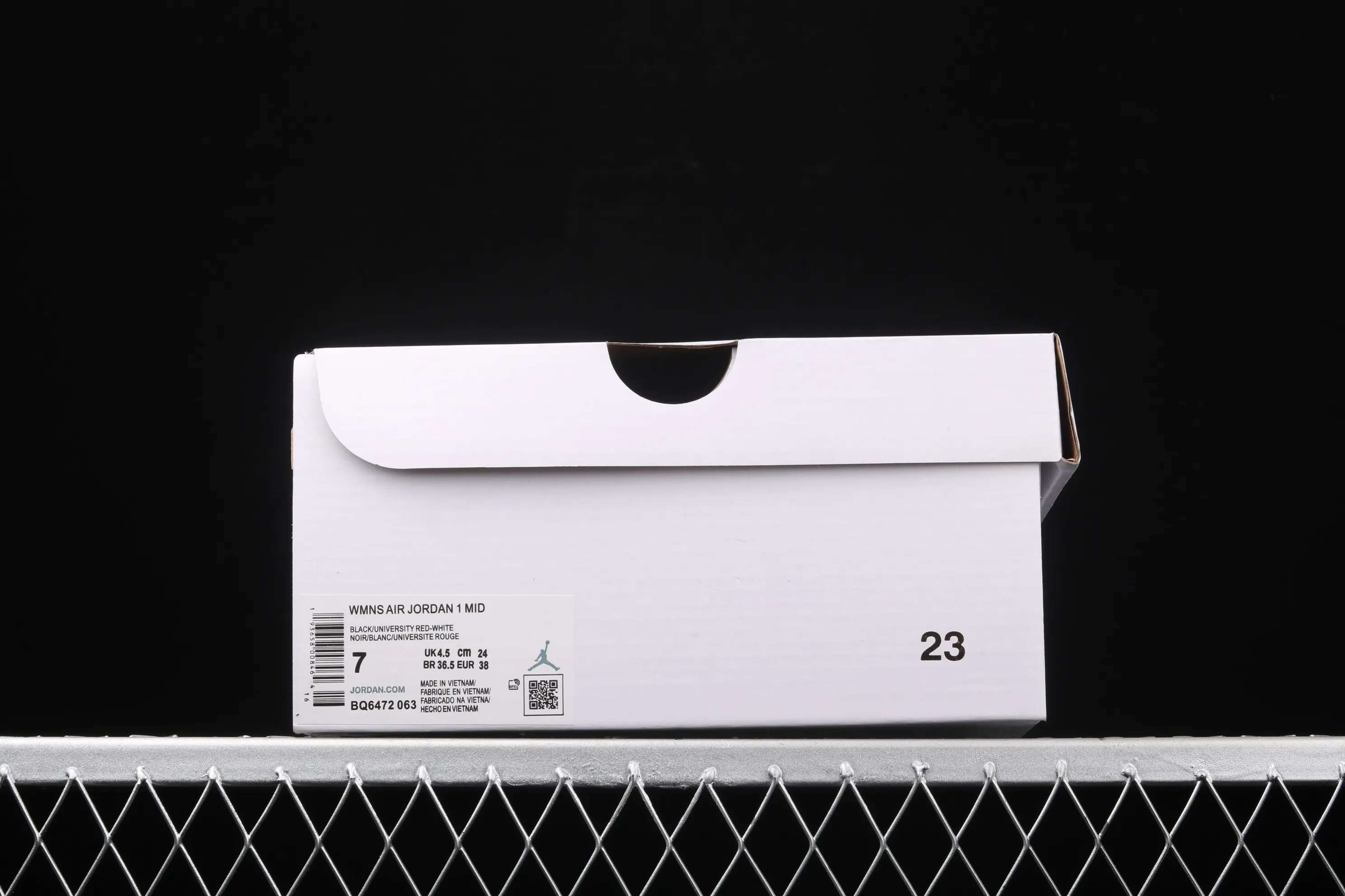 All categories Air Jordan Jordan series basketball shoes Air Jordan 1 Mid Air Jordan 1 Mid AJ1 Joe 1 red and yellow color hook Yuanyang mid-top basketball shoes BQ6472-063